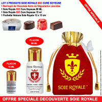 Pochette Soie Royale Lot 3 Produits BIO