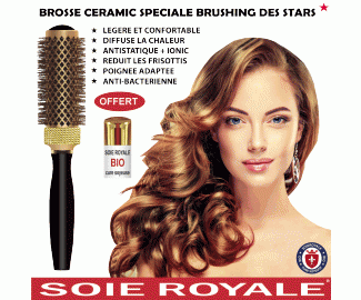 Brosse Cramique Soie Royale des Stars