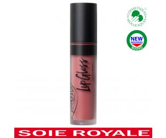 Rose à lèvres Rose Pamplemousse 04 Lip Gloss PuroBIO Soie Royale Cure Soyeuse