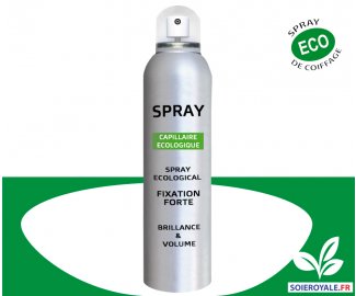 Spray de Coiffage Ecologique Laque Coiffante Soie Royale BIO Cure Soyeuse