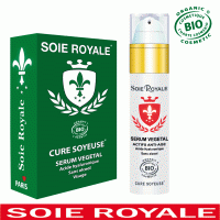 Sérum Végétal Régénérant Soie Royale Cure Soyeuse Anti-Ages Certifié BIO