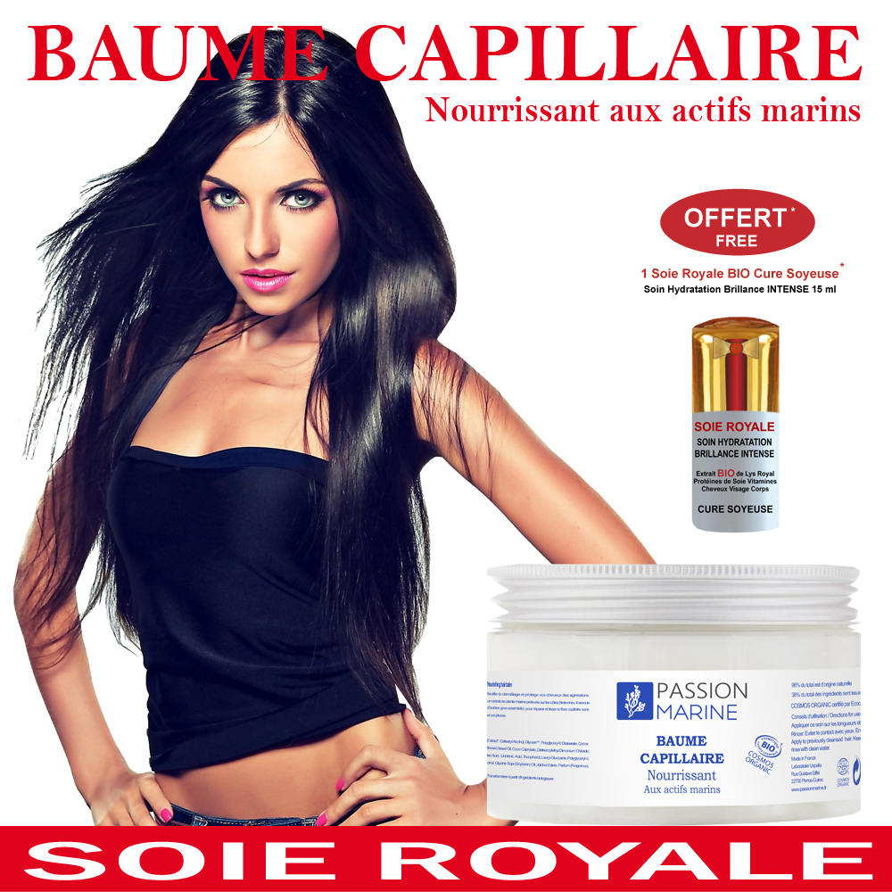 Soie Royale BIO Cure Soyeuse pour Cheveux Visage Corps Sans Alcool certifié  Cosmebio.